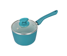 Ceramic Sauce Pan (With Glass Lid)