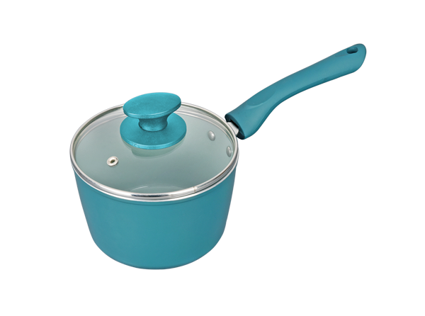 Ceramic Sauce Pan (With Glass Lid)