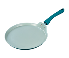 Ceramic Dosa Tawa (With Glass Lid)