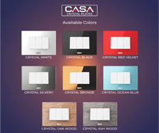 Casa Crystal Plates Coloured