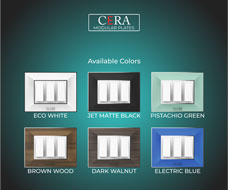 Cera Modular Plates Coloured