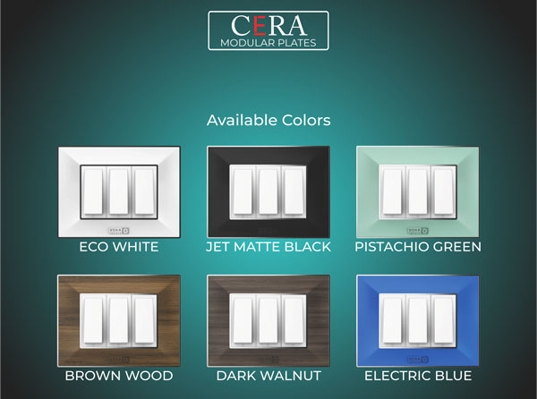 Cera Modular Plates Coloured